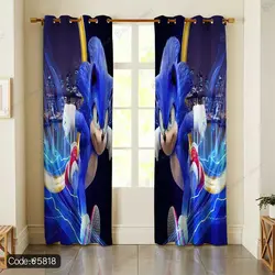 خرید و قیمت روتختی سه بعدی سونیک کد 5818 | دکوراسیون داخلی چاپی بوکه پرینت