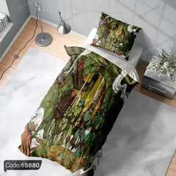 خرید و قیمت روتختی لاک پشت های نینجا کد 5880 | دکوراسیون داخلی چاپی بوکه پرینت