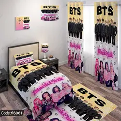 خرید و قیمت روتختی بی تی اس و بلک پینک | Black Pink ,BTS کد 6061 | دکوراسیون داخلی چاپی بوکه پرینت