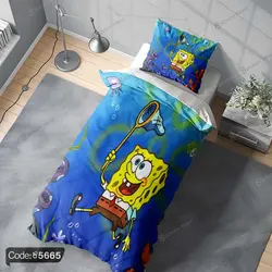 خرید و قیمت روتختی سه بعدی باب اسفنجی کد 5665 | دکوراسیون داخلی چاپی بوکه پرینت