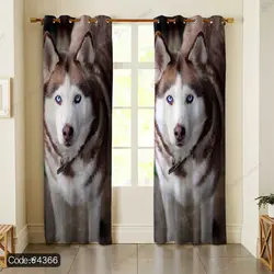 خرید و قیمت روتختی طرح سگ هاسکی کد 4366 | دکوراسیون داخلی چاپی بوکه پرینت