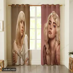 خرید و قیمت روتختی سه بعدی بیلی آیلیش | Billie Eilish کد 3489 | دکوراسیون داخلی چاپی بوکه پرینت