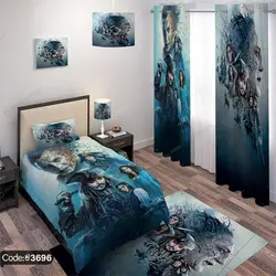 خرید و قیمت روتختی سه بعدی جک اسپارو دزدان دریایی کارائیب کد 3696 | دکوراسیون داخلی چاپی بوکه پرینت