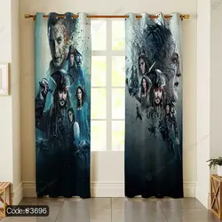 خرید و قیمت روتختی سه بعدی جک اسپارو دزدان دریایی کارائیب کد 3696 | دکوراسیون داخلی چاپی بوکه پرینت