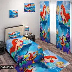 خرید و قیمت روتختی سه بعدی پری دریایی کد 5988 | دکوراسیون داخلی چاپی بوکه پرینت