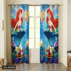 خرید و قیمت روتختی سه بعدی پری دریایی کد 5988 | دکوراسیون داخلی چاپی بوکه پرینت