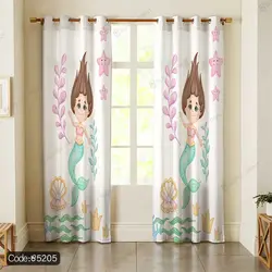 خرید و قیمت روتختی سه بعدی پری دریایی کد 5205 | دکوراسیون داخلی چاپی بوکه پرینت