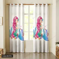 خرید و قیمت روتختی سه بعدی پری دریایی کد 4115 | دکوراسیون داخلی چاپی بوکه پرینت