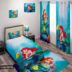 خرید و قیمت روتختی سه بعدی پری دریایی کد 3710 | دکوراسیون داخلی چاپی بوکه پرینت