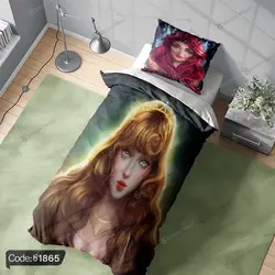 خرید و قیمت روتختی سه بعدی پری دریایی کد 1865 | دکوراسیون داخلی چاپی بوکه پرینت