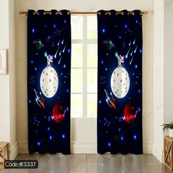 خرید و قیمت روتختی سه بعدی فضانورد روی ماه کد 3337 | دکوراسیون داخلی چاپی بوکه پرینت