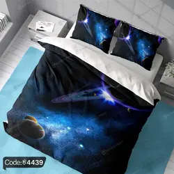 خرید و قیمت روتختی سه بعدی کهکشانی کد 4439 | دکوراسیون داخلی چاپی بوکه پرینت