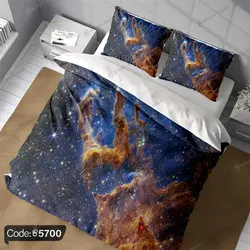 خرید و قیمت روتختی سه بعدی کهکشان کد 5700 | دکوراسیون داخلی چاپی بوکه پرینت