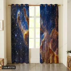 خرید و قیمت روتختی سه بعدی کهکشان کد 5700 | دکوراسیون داخلی چاپی بوکه پرینت