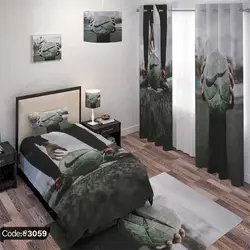 خرید و قیمت روتختی سه بعدی نایک و توپ فوتبال کد 3059 | دکوراسیون داخلی چاپی بوکه پرینت