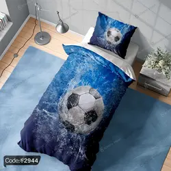 خرید و قیمت روتختی سه بعدی توپ فوتبال کد 2944 | دکوراسیون داخلی چاپی بوکه پرینت