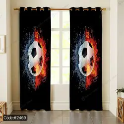 خرید و قیمت روتختی سه بعدی توپ فوتبال کد 2469 | دکوراسیون داخلی چاپی بوکه پرینت