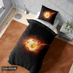 خرید و قیمت روتختی سه بعدی توپ فوتبال کد 2578 | دکوراسیون داخلی چاپی بوکه پرینت