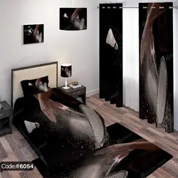 خرید و قیمت روتختی طرح بدمینتون کد 6054 | دکوراسیون داخلی چاپی بوکه پرینت