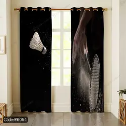 خرید و قیمت روتختی طرح بدمینتون کد 6054 | دکوراسیون داخلی چاپی بوکه پرینت