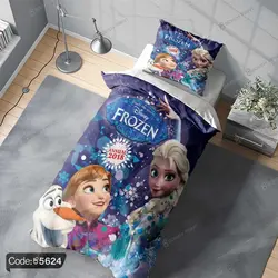 خرید و قیمت روتختی السا و آنا کد 5624 | دکوراسیون داخلی چاپی بوکه پرینت