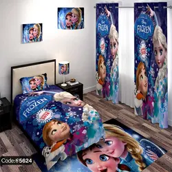 خرید و قیمت روتختی السا و آنا کد 5624 | دکوراسیون داخلی چاپی بوکه پرینت