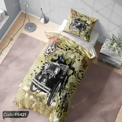 خرید و قیمت روتختی سه بعدی ماشین و دیوار کد 5421 | دکوراسیون داخلی چاپی بوکه پرینت