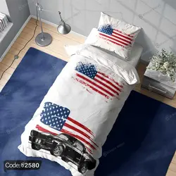 خرید و قیمت روتختی طرح ماشین فورد کلاسیک کد 2580 | دکوراسیون داخلی چاپی بوکه پرینت