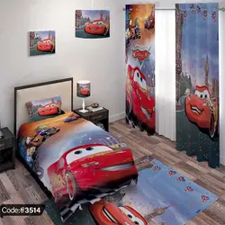 خرید و قیمت روتختی طرح مک کویین کد 3514 | دکوراسیون داخلی چاپی بوکه پرینت