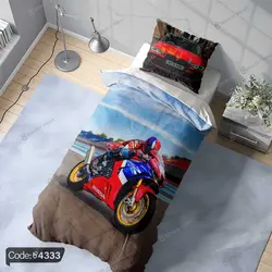 خرید و قیمت روتختی سه بعدی طرح موتور و ماشین BMW کد 4333 | دکوراسیون داخلی چاپی بوکه پرینت