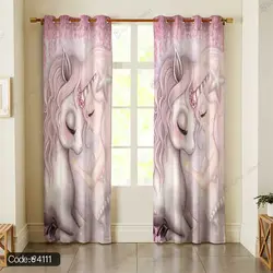 خرید و قیمت روتختی پری دریایی و اسب تک شاخ کد 4111 | دکوراسیون داخلی چاپی بوکه پرینت