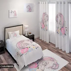 خرید و قیمت روتختی یونیکورن کد 6020 | دکوراسیون داخلی چاپی بوکه پرینت