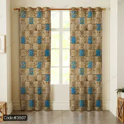 خرید و قیمت روتختی سه بعدی طرح کاشی کد 3507 | دکوراسیون داخلی چاپی بوکه پرینت