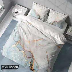 خرید و قیمت روتختی طرح سنگ مرمر کد 5388 | دکوراسیون داخلی چاپی بوکه پرینت