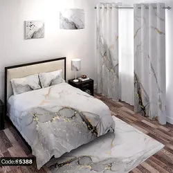 خرید و قیمت روتختی طرح سنگ مرمر کد 5388 | دکوراسیون داخلی چاپی بوکه پرینت