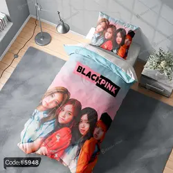 خرید و قیمت روتختی بلک پینک | Black Pink کد 5948 | دکوراسیون داخلی چاپی بوکه پرینت