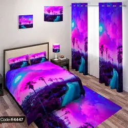 خرید و قیمت روتختی سه بعدی منظره کد 4447 | دکوراسیون داخلی چاپی بوکه پرینت