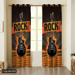 خرید و قیمت روتختی سه بعدی گیتار راک کد 4459 | دکوراسیون داخلی چاپی بوکه پرینت