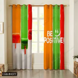 خرید و قیمت پرده طرح پالت رنگی کد 4377 | دکوراسیون داخلی چاپی بوکه پرینت