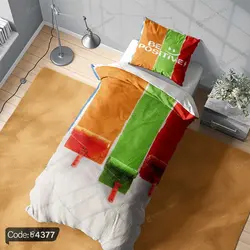 خرید و قیمت پرده طرح پالت رنگی کد 4377 | دکوراسیون داخلی چاپی بوکه پرینت