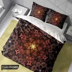 خرید و قیمت روتختی سه بعدی ستاره کد 4365 | دکوراسیون داخلی چاپی بوکه پرینت