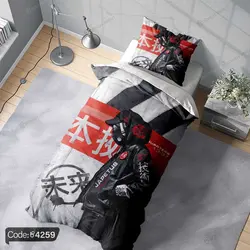 خرید و قیمت پرده طرح پسر ژاپنی کد 4259 | دکوراسیون داخلی چاپی بوکه پرینت