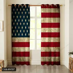 خرید و قیمت روتختی طرح پرچم آمریکا کد 4197 | دکوراسیون داخلی چاپی بوکه پرینت