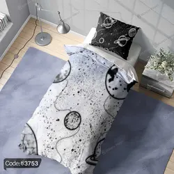 خرید و قیمت روتختی سه بعدی کهکشان کد 3753 | دکوراسیون داخلی چاپی بوکه پرینت