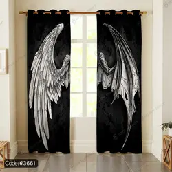 خرید و قیمت پرده طرح بال و پر Sport کد 3661 | دکوراسیون داخلی چاپی بوکه پرینت