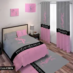 خرید و قیمت پرده پانچ ایوسن لورن Yves Saint Laurent کد 3674 | دکوراسیون داخلی چاپی بوکه پرینت