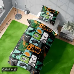 خرید و قیمت روتختی سه بعدی دایناسور DINO کد 3423 | دکوراسیون داخلی چاپی بوکه پرینت