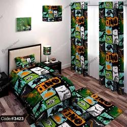 خرید و قیمت روتختی سه بعدی دایناسور DINO کد 3423 | دکوراسیون داخلی چاپی بوکه پرینت