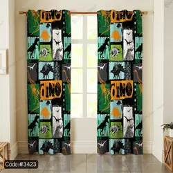 خرید و قیمت روتختی سه بعدی دایناسور DINO کد 3423 | دکوراسیون داخلی چاپی بوکه پرینت