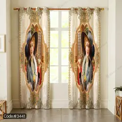 خرید و قیمت روتختی سه بعدی نقاشی فرانسوی کد 3441 | دکوراسیون داخلی چاپی بوکه پرینت